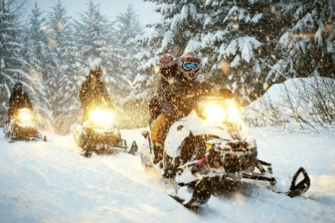 Electric snowmobile