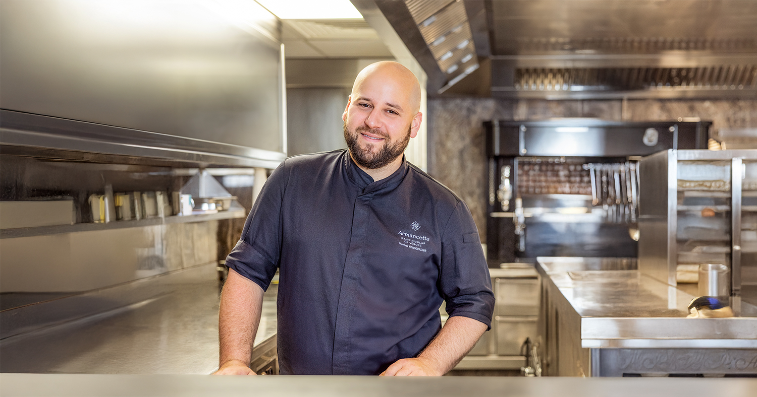  Thomas Vonderscher, nouveau chef des tables de l’Armancette***** – Pays du Mont-Blanc